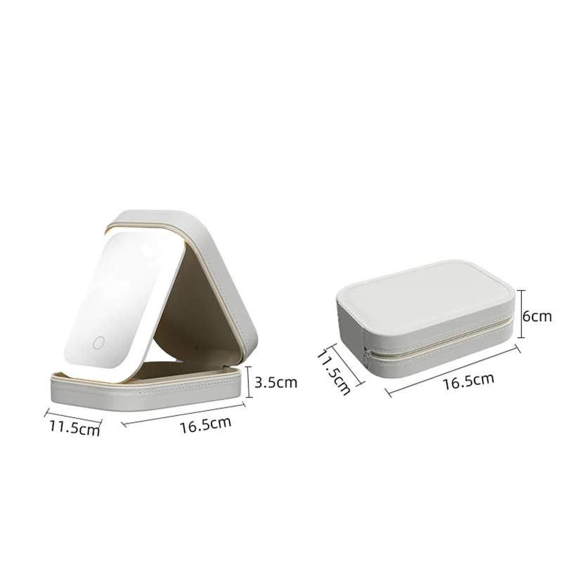 Portable Makeup Case With LED Light (Dim)