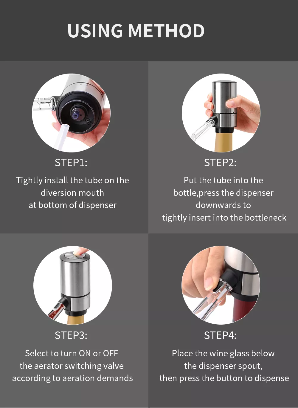 Wine Aerator Dispenser