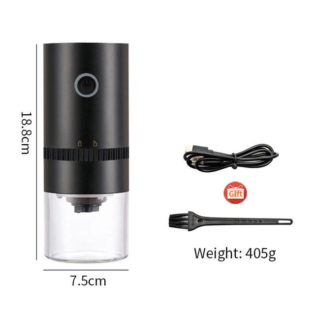 Electric Coffee Grinder-Coffee Beans Mill Grinder (black)