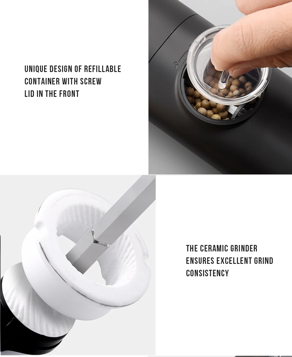 Electric Salt and Pepper Grinder