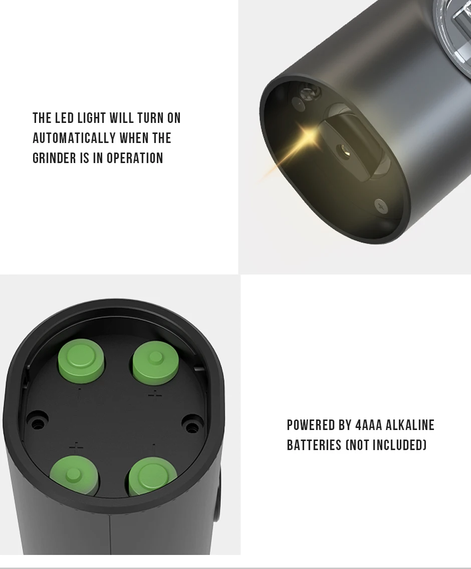 Electric Salt and Pepper Grinder