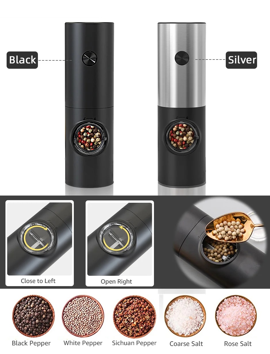 Electric Salt and Pepper Grinder
