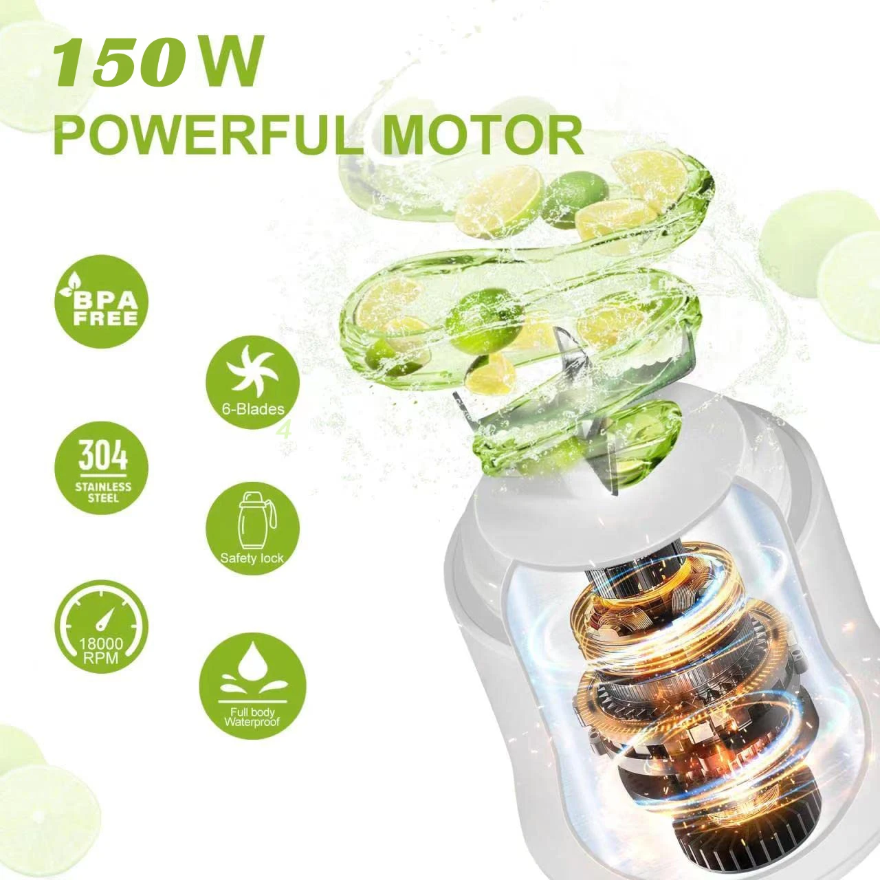 Portable Blender - New Convenient Smoothie Maker