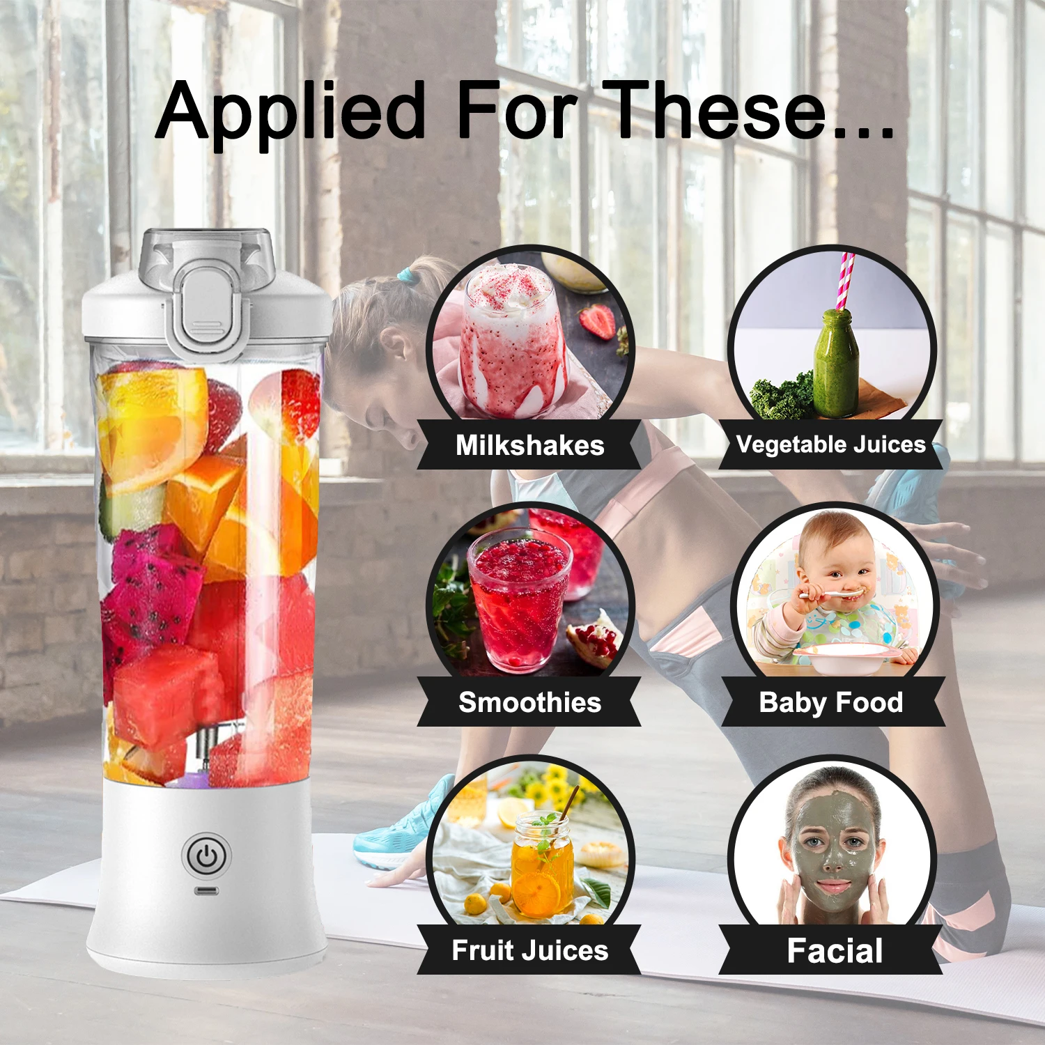 Portable Blender - New Convenient Smoothie Maker