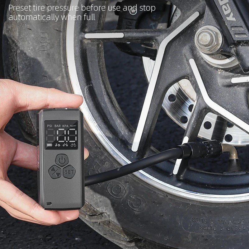 Electric Mini Bicycle Pump - Multipurpose Portable Pump