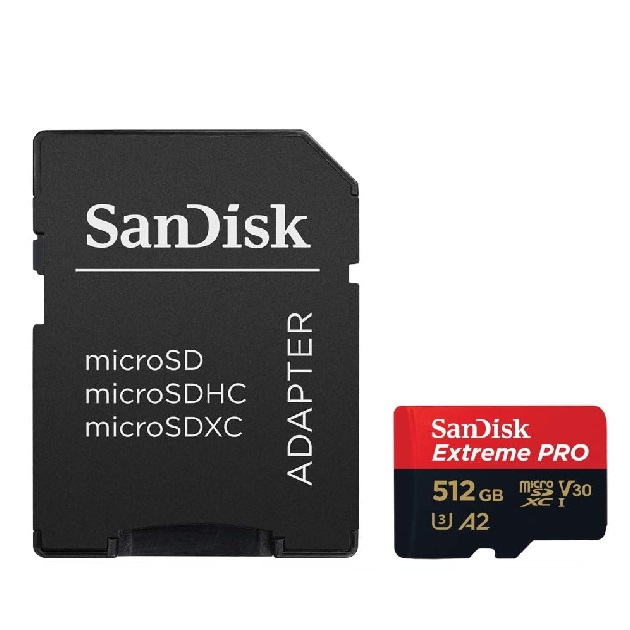 Sandisk Extreme Pro MicroSD Card 512GB