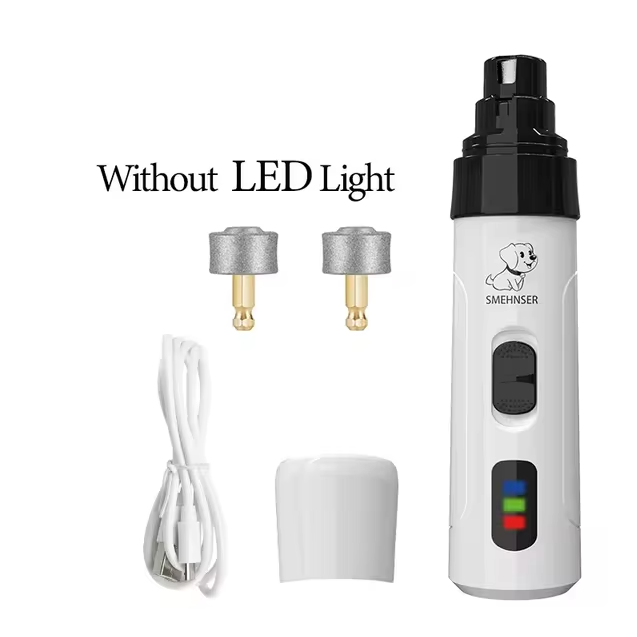 Electric Pet Nail Clipper Grinder (no light) (var img)