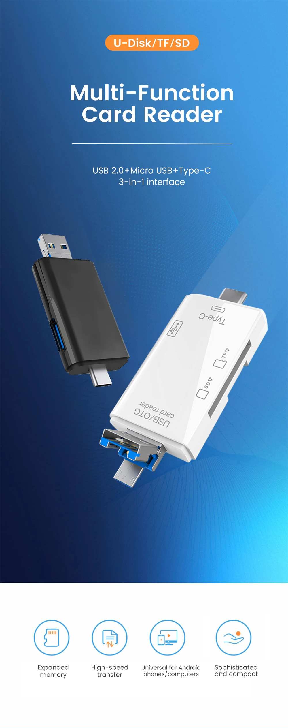 Multi-Functional Memory Card Reader