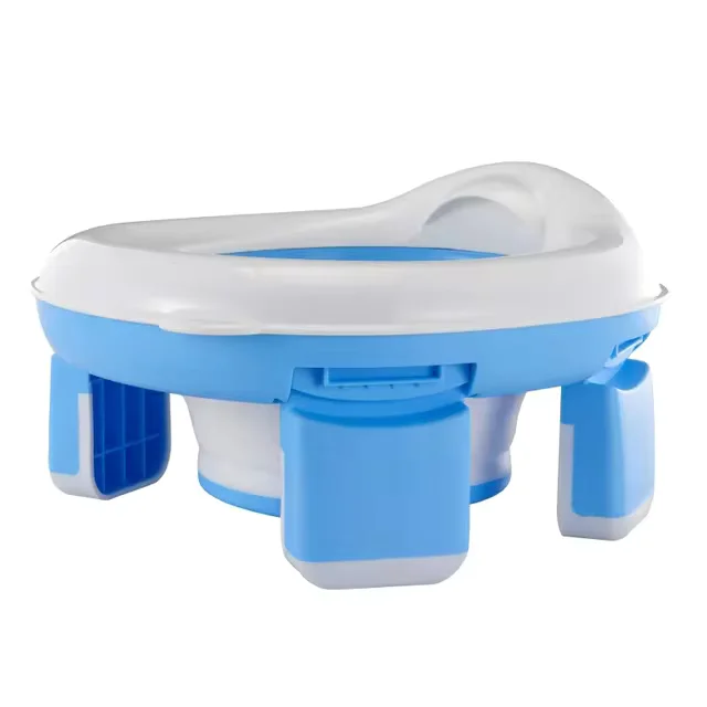 2-in-1 Portable Toddler Potty (blue)