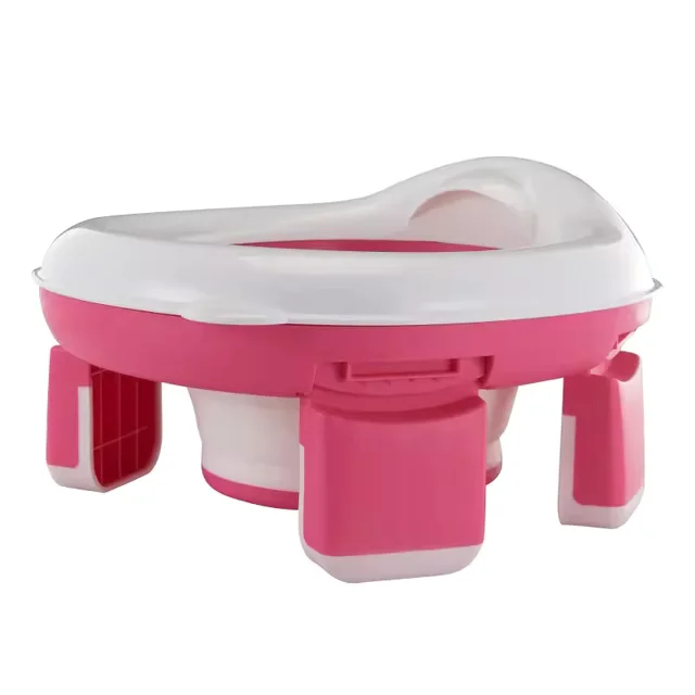 2-in-1 Portable Toddler Potty (pink)
